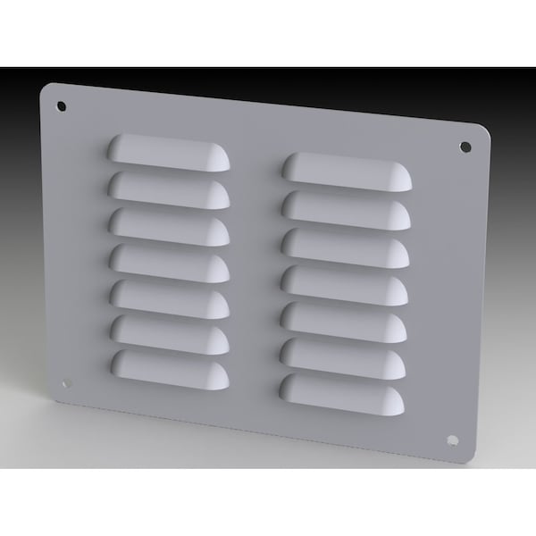 Louver Stand Kit, 5.63 in. H x 7-1/2 in. W x 0.43 in. L, Steel